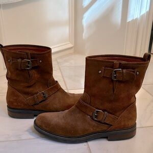 J. Crew Brown Suede Ankle Boots